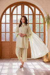 Pistachio Embroidered Lawn 3PC Suit