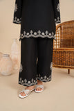 Monochrome Embroidered Cambric 2PC