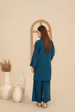 Teal Butter Twill Co-ord Set