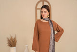 Light Brown Crepe 3PC Set
