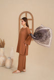 Light Brown Crepe 3PC Set