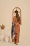 Light Brown Crepe 3PC Set