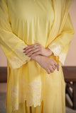 Lemon Yellow Embroidered Lawn 3PC