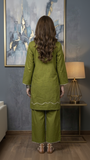Oliver Green Embroidered Lawn 2PC