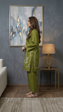 Oliver Green Embroidered Lawn 2PC