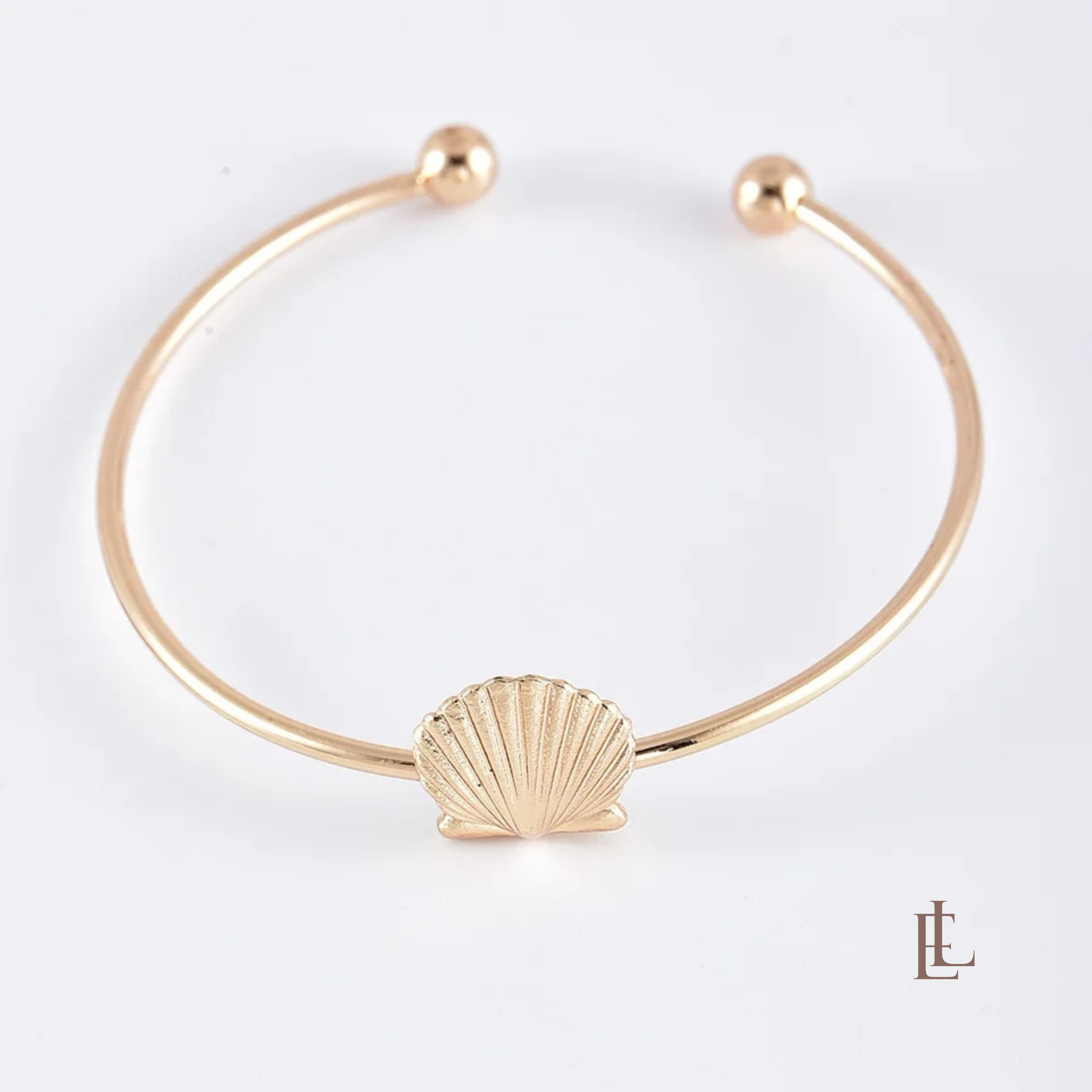 5pcs Summer Splash Gold Color Beach Bracelet Set-5