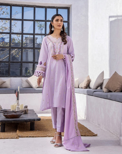 Calico Aster 3PC Embroidered Co-Ord Set