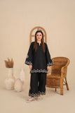 Monochrome Embroidered Cambric 2PC