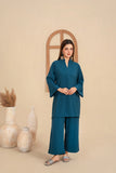 Teal Butter Twill Co-ord Set