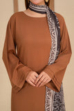 Light Brown Crepe 3PC Set
