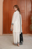 Off-White Embroidered Lawn 3PC