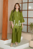 Oliver Green Embroidered Lawn 2PC