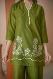 Oliver Green Embroidered Lawn 2PC