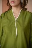 Oliver Green Embroidered Lawn 2PC