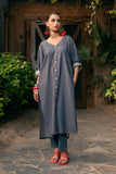Embroidered Denim Shirt - Blue