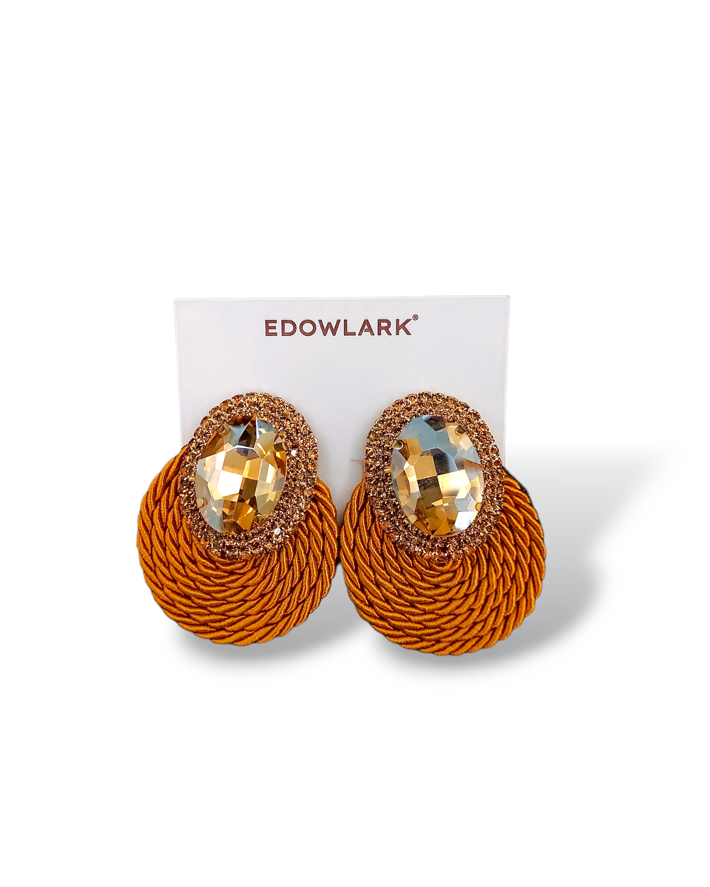 Handmade Rhinestone Earrings