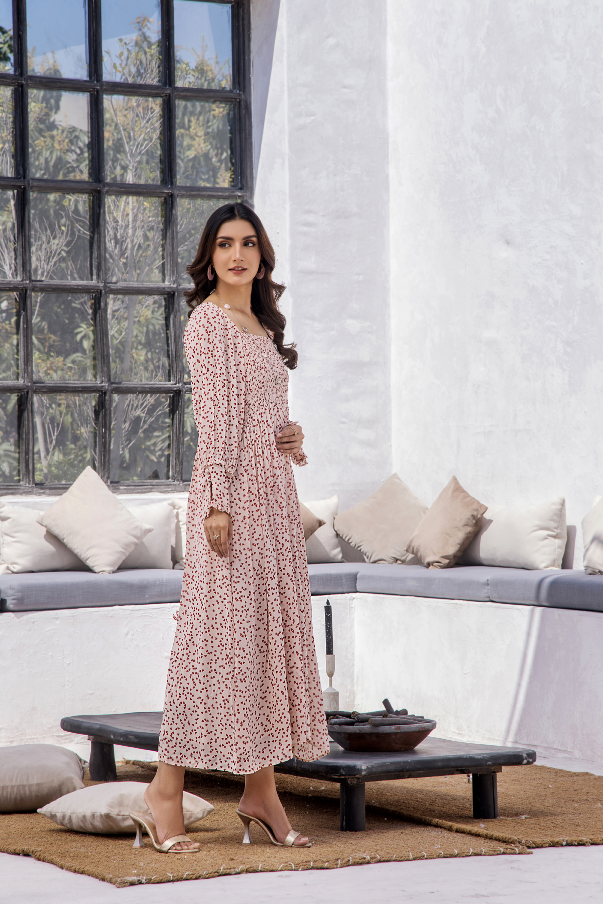 Romantic Rustle Long Dress